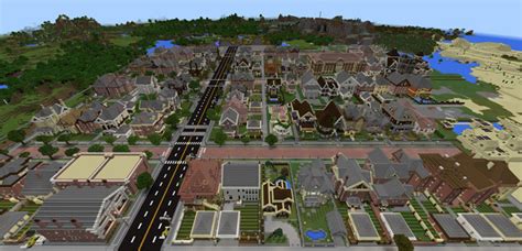 The Neighborhood Creation Minecraft Pe Maps