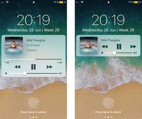 Get The Ios 11 Lock Screen Music Interface On Ios 10 With Lysithea X