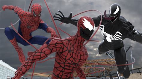 Spider Man And Venom Vs Carnage Spider Man Vs Venom 4 Maximum