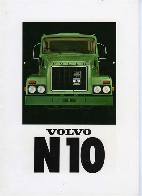 Historic Trucks Volvo N10 Sales Brochures