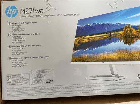 Hp M27fwa 27 In Fhd Ips Led Backlit Monitor With Audio White Color