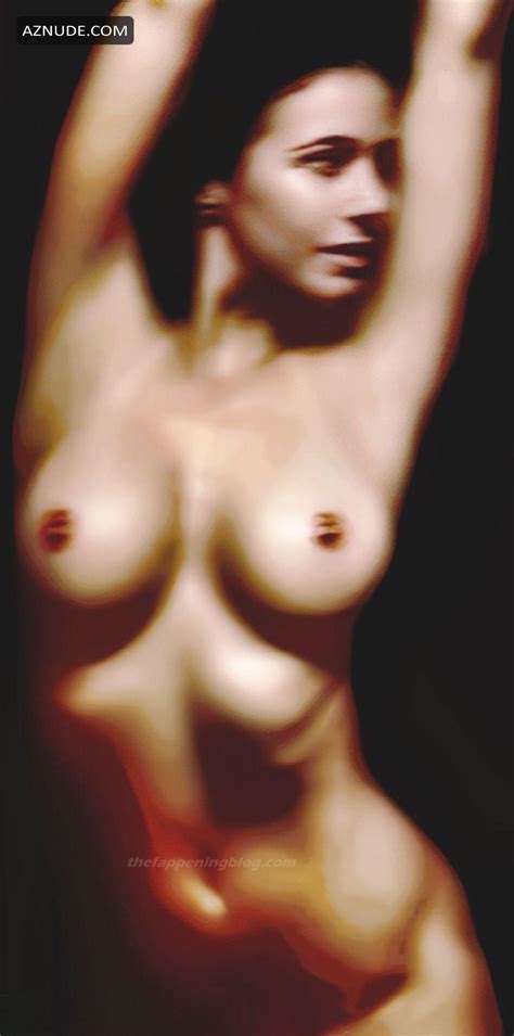 Emmanuelle Chriqui Nude For Randall Slavins Achromatic Exhibition Aznude