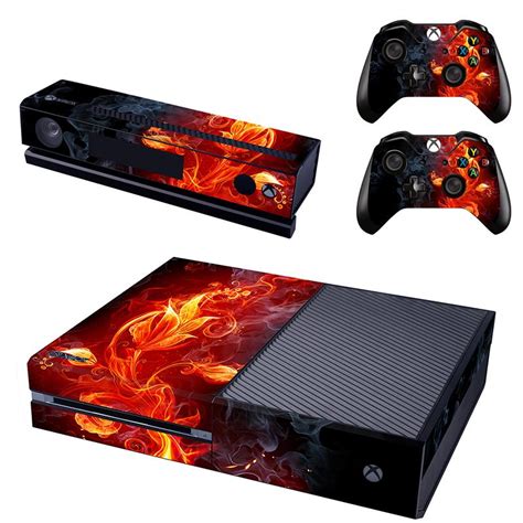 Decal Skin For Xbox One Console Kinect Cover Sticker And 2 Controller