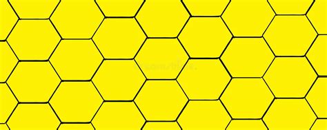 Vector Of Seamless Geometric Pattern With Honeycombs Stock Illustration