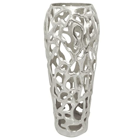48cm Nickel Coral Metal Vase Vase Metal Vase Coral Vase