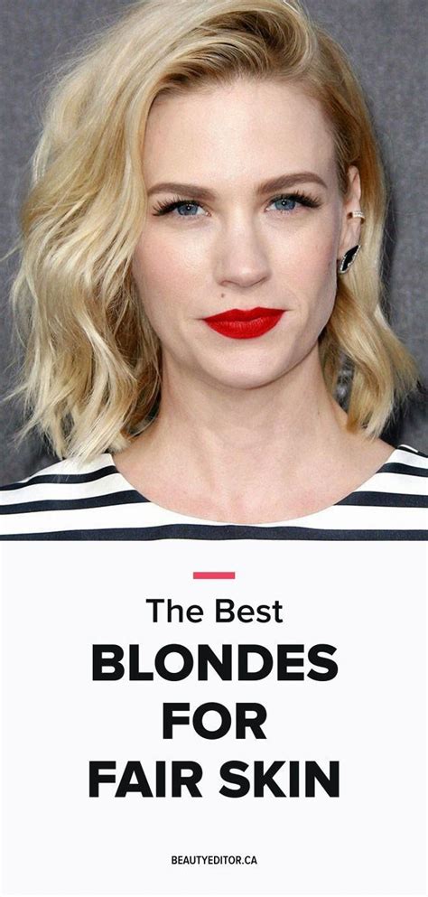 The Best Shades Of Blonde For Super Fair Skin Beautyeditor
