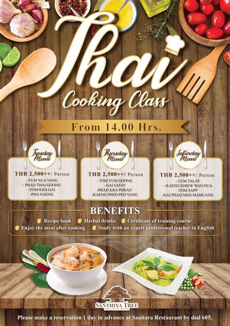 Authentic Thai Cooking Class Santhiya Resorts And Spas