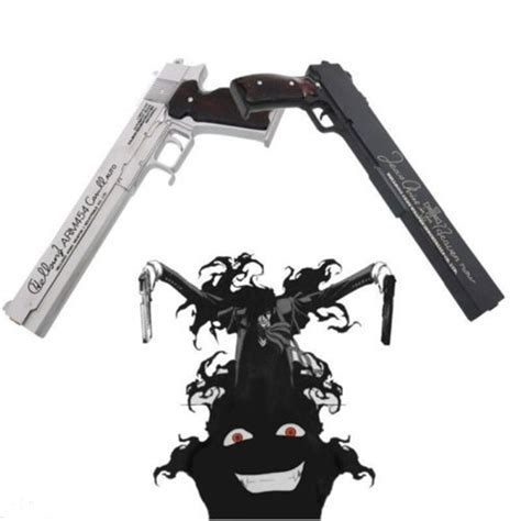 Animation Hellsing Alucard Jackal Gun Cosplay Props Resin Collection 2 Pc Pair In Weapons From