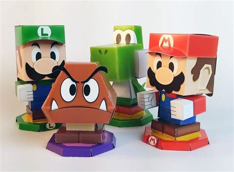 Mario And Luigi Paper Jam Papercraft Premium On Behance Mario And Luigi