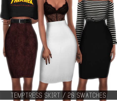 Simpliciaty — Temptress Skirt Super Skintight And High Waisted