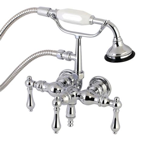 Kingston Brass Vintage 3 38 In Center 3 Handle Claw Foot Tub Faucet