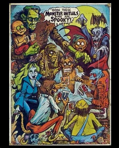 Pin By Meek Zombie On Monsters Vintage Horror Classic Monsters Monster