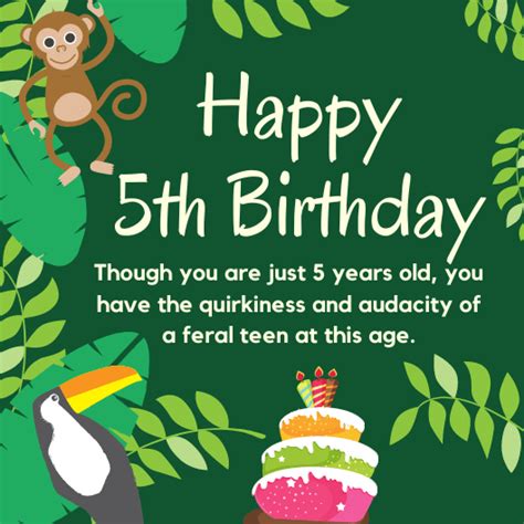 Happy 5th Birthday Wishes Messages And Quotes For Kids Images And