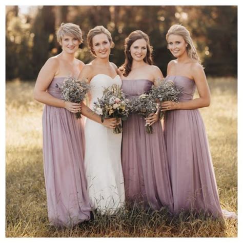 Love The Warm Mauve Colour Of These Bridesmaids Dresses By Herabridal