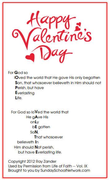 Valentine S Day Poem John 3 16
