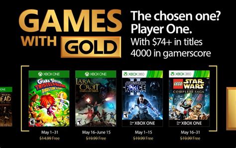 Xbox Games With Gold For May 2017 Pureinfotech