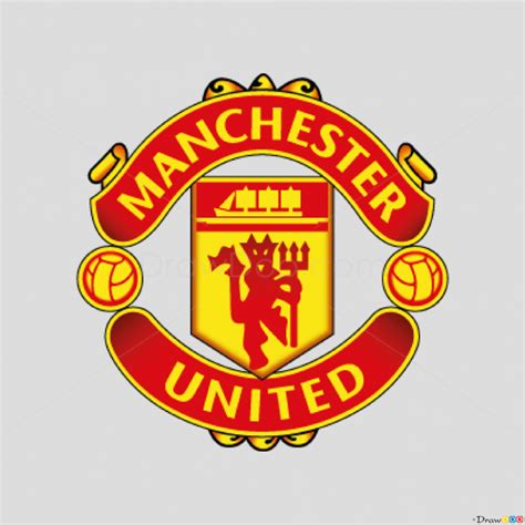 How to Draw Manchester, United, Football Logos