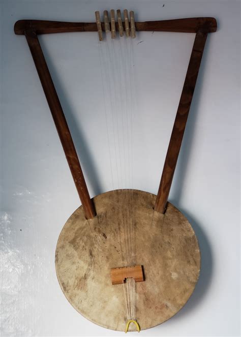 Hand Made Traditional Ethiopian String Musical Instrument Kirare