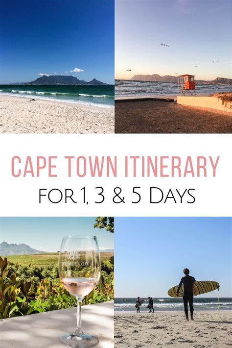 Cape Town Itinerary From A Local For 1 3 Or 5 Days Artofit