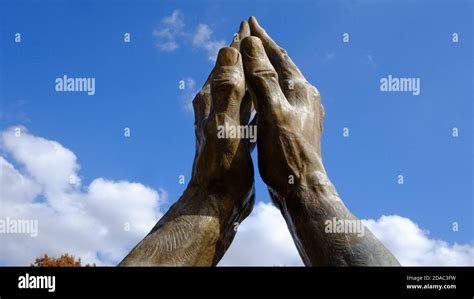 Praying Hands Aka Healing Hands Designed By Leonard Mcmurry Is The