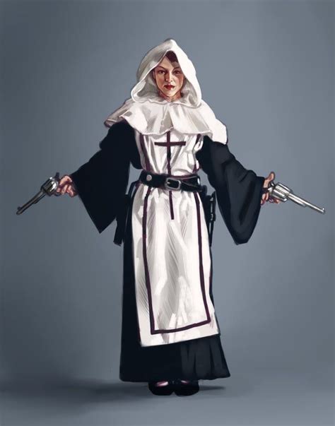 Nuns And Guns By Benjamin Masi ImaginaryClerics Female Character