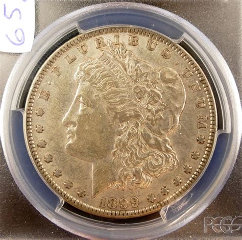 Sold Price Us 1899 Silver 1 Morgan Dollar Pcgs Au50 May 4 0120 5