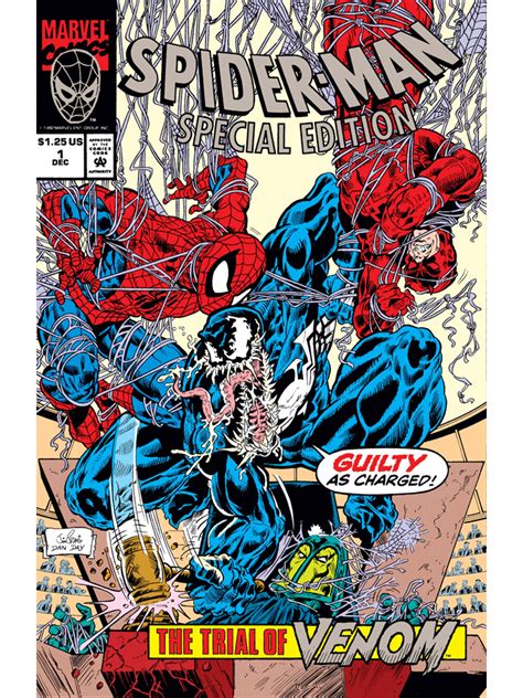 Skins On Twitter Rt Yearonecomics Spider Man The Trial Of Venom 1 Cover Dated December 1992
