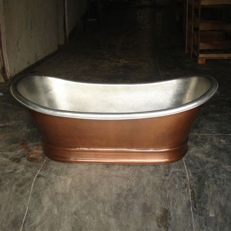 Antique copper bathtub nickel finish inside | coppersmith. Antique Copper Bathtub Nickel Finish Inside | Coppersmith ...