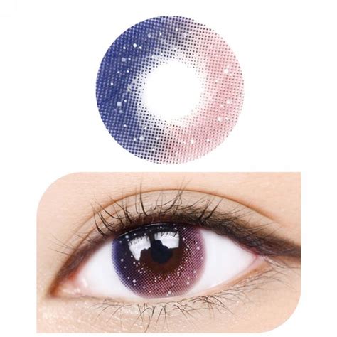 Amazing Colored Contact Lense Stars Milky Way Pink Colored Contacts