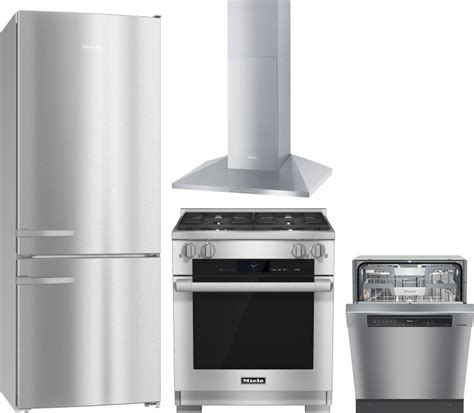 Check spelling or type a new query. Miele MIRERADWRH1518 4 Piece Kitchen Appliances Package ...