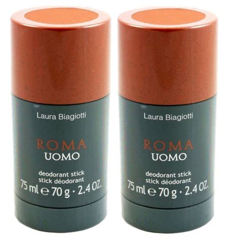 Laura Biagiotti Roma Uomo 2 X 75 Ml Deostick Deodorant Set Bei Riemax