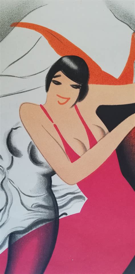 Sale Original Vintage French Art Deco Lithograph Poster Etsy