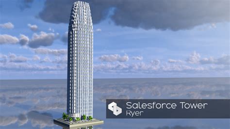 Skyscraper 36 Salesforce Tower Amc Skyscraper Week Minecraft Map