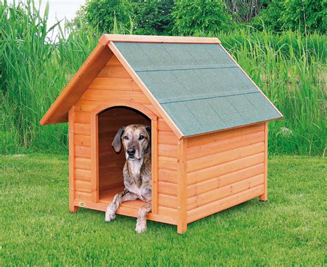Trixie Pet Products Natura Cottage Dog House Peaked Roof Adjustable