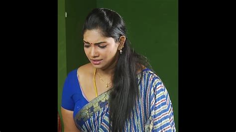 krithika tamil tv vamsam serial actress in saree youtube