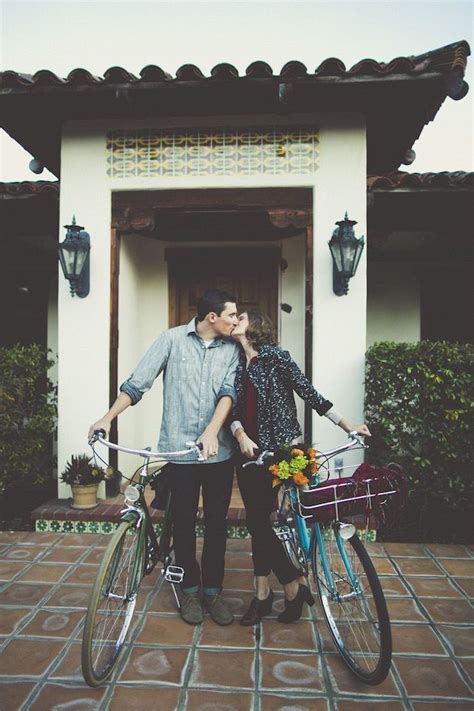 An Adorably Chic Save The Date Shoot And The Coolest Fair Ever Cute Couple Poses Couple