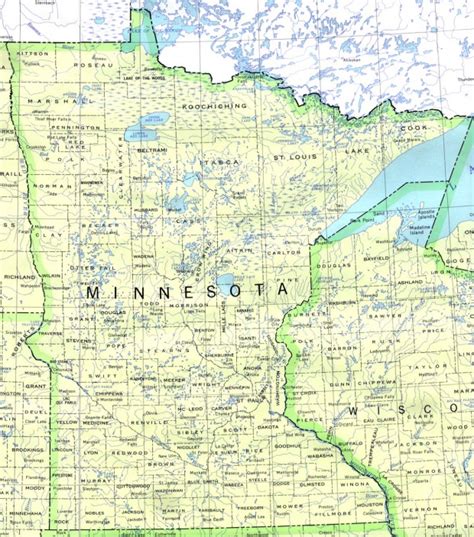 Mapas Politico De Minnesota