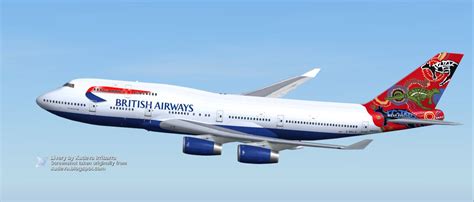 British Airways Boeing 747 436 G Bnls Wunala Dreaming World Tails