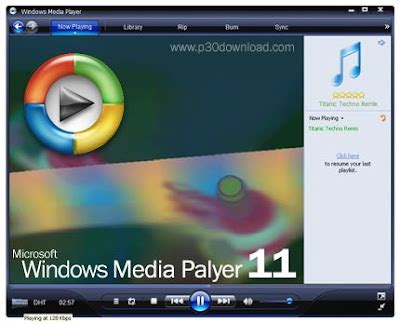 Window Media Player 11 Full Version Registered Softwares