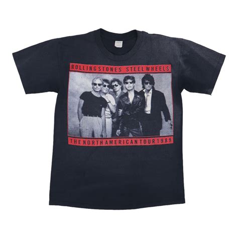 1989 Rolling Stones Steel Wheels Tour Shirt Wyco Vintage