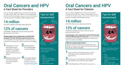 Hpv Fact Sheets Patients And Providers North Carolina Oral Health