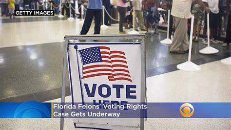 Florida Felons Voting Rights Case Gets Underway Monday Youtube