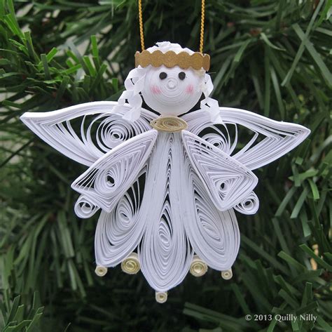 Quilled Angel Ornament Etsy