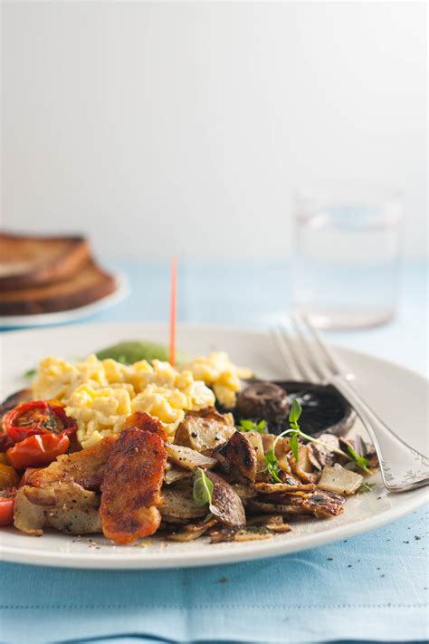 Learn how to prepare and cook meals at home to have better control over the nutritional content. Vegetarian full English breakfast • Delicious from scratch