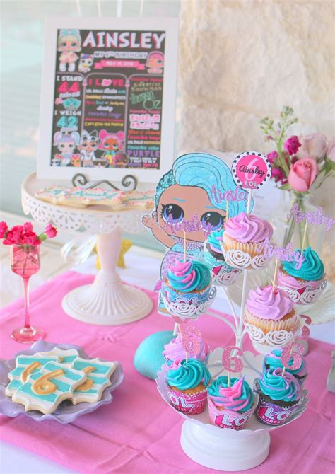 You also can discover various matching inspirations here!. LOL Birthday Party! A fun doll theme for a sweet 6 year ...
