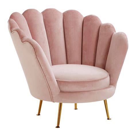 Pink Velvet Shell Dining Chair Ubicaciondepersonascdmxgobmx