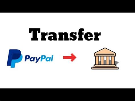 Transferring money from paypal directly to your bank account is almost always free (unless your bank charges a transfer fee, which is unlikely). 🔴 | How to Transfer Money from PayPal to a Bank Account ...