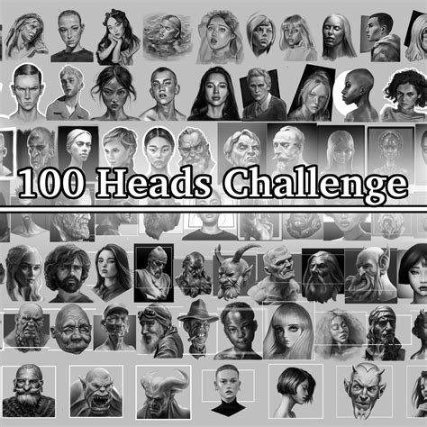 Artstation 100 Heads Challenge