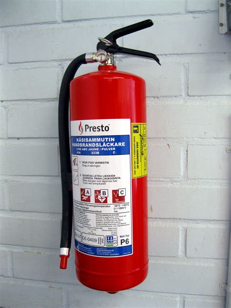 Fire Extinguisher On A Wall