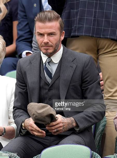 David Beckham Wimbledon Photos And Premium High Res Pictures Getty Images